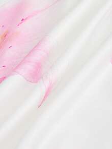 SHEIN 青少年女孩简约舒适褶饰弹性修身休闲吊带背心 - 彩色 - 查看 5