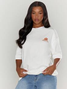 MUSERA Camiseta oversized com estampa de abóbora, perfeita para outono, inverno e Natal. Casual, aconchegante e fofa.