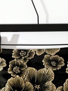 GlowEve CURVE 大码优雅提花裙，适合通勤 - 黑色 - 查看 7