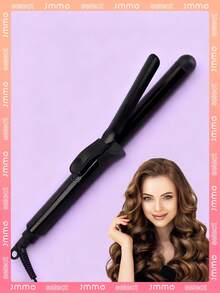 JMMO 25mm Curling Iron Tourmaline Ceramic 25mm Barrel Produces Classic Curls – For Use On Short, Medium, And Long Hair With Dual Voltage
