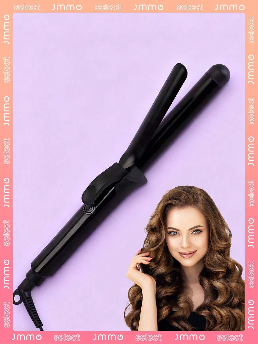 JMMO 25mm Curling Iron Tourmaline Ceramic 25mm Barrel Produces Classic Curls – For Use On Short, Medium, And Long Hair With Dual Voltage