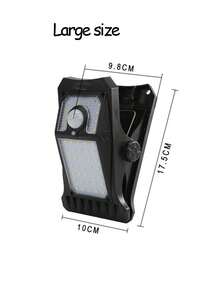 1PC Outdoor Light, Household Solar Garden Induction Light, Learning Light, Camping Clip Light - Multicolor - View 9