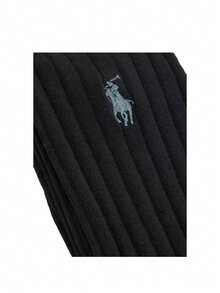 Ralph Lauren Men's Athletic Socks - Black - View 2