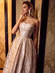 MOTF Soiréza FLORAL PRINT ZIPPER COCKTAIL DRESS - Multicolor - View 5