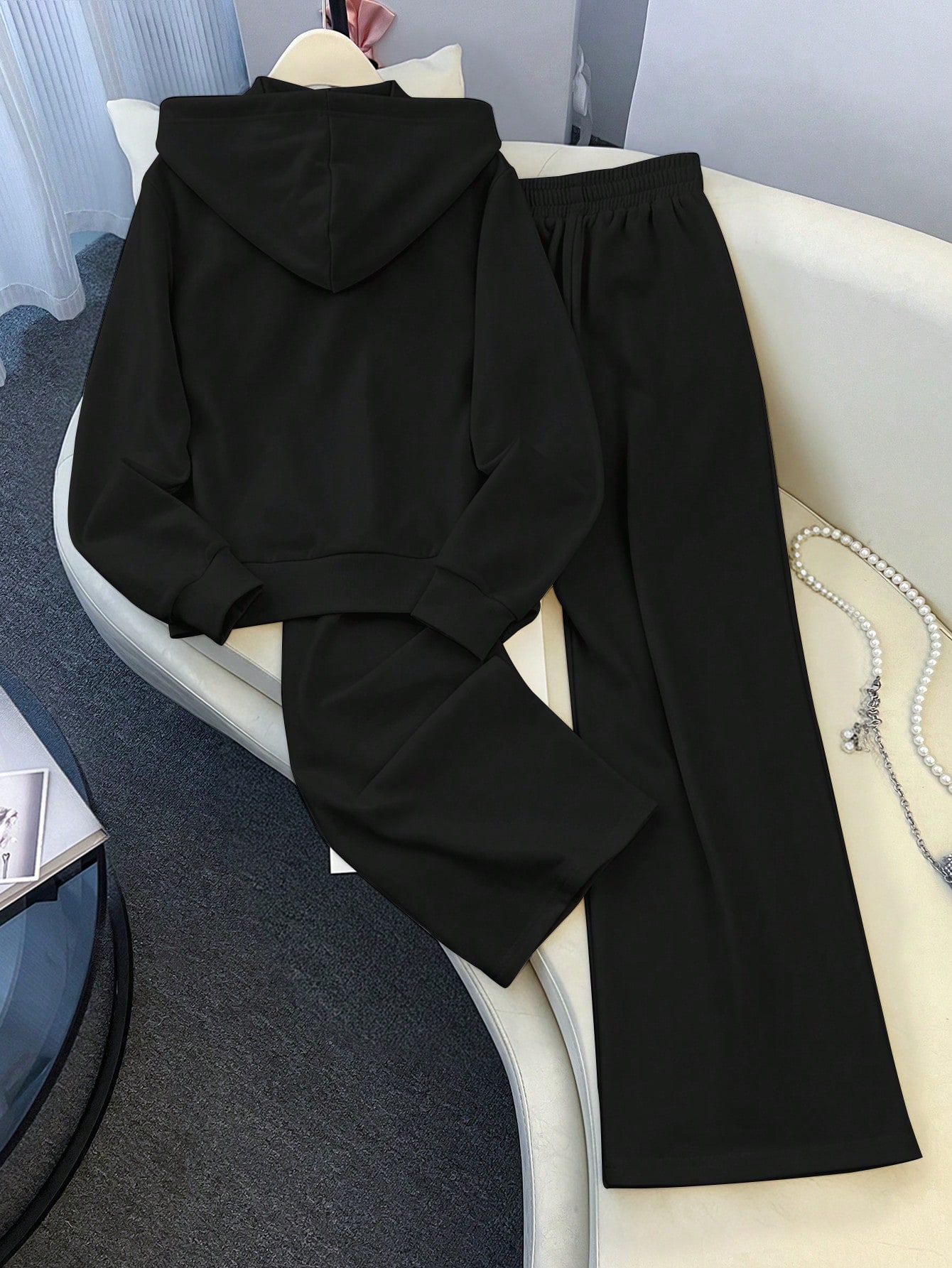 GlowEve مجموعة ملابس نسائية كاجوال من بنطلون وبلوز...