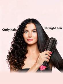 JMMO 3-In-1 Hot Air Brush, Blow Dryer, And Curling Iron Gift Set, Multifunctional Hair Styling Tool, Unique Creative Gift For Women And Men