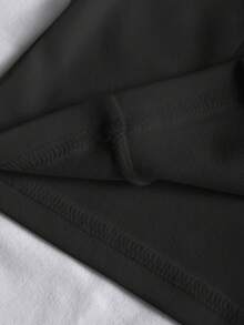 Glimmora Women's Starry Print Black Velvet Thin Jacket, Casual Street Style Zip-Up Sporty Fitted Long Sleeve Coat, Autumn