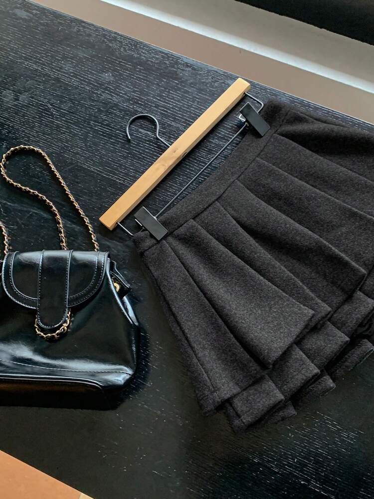 Women's High Waist Pleated A-Line Mini Skirt, Flattering And Stylish