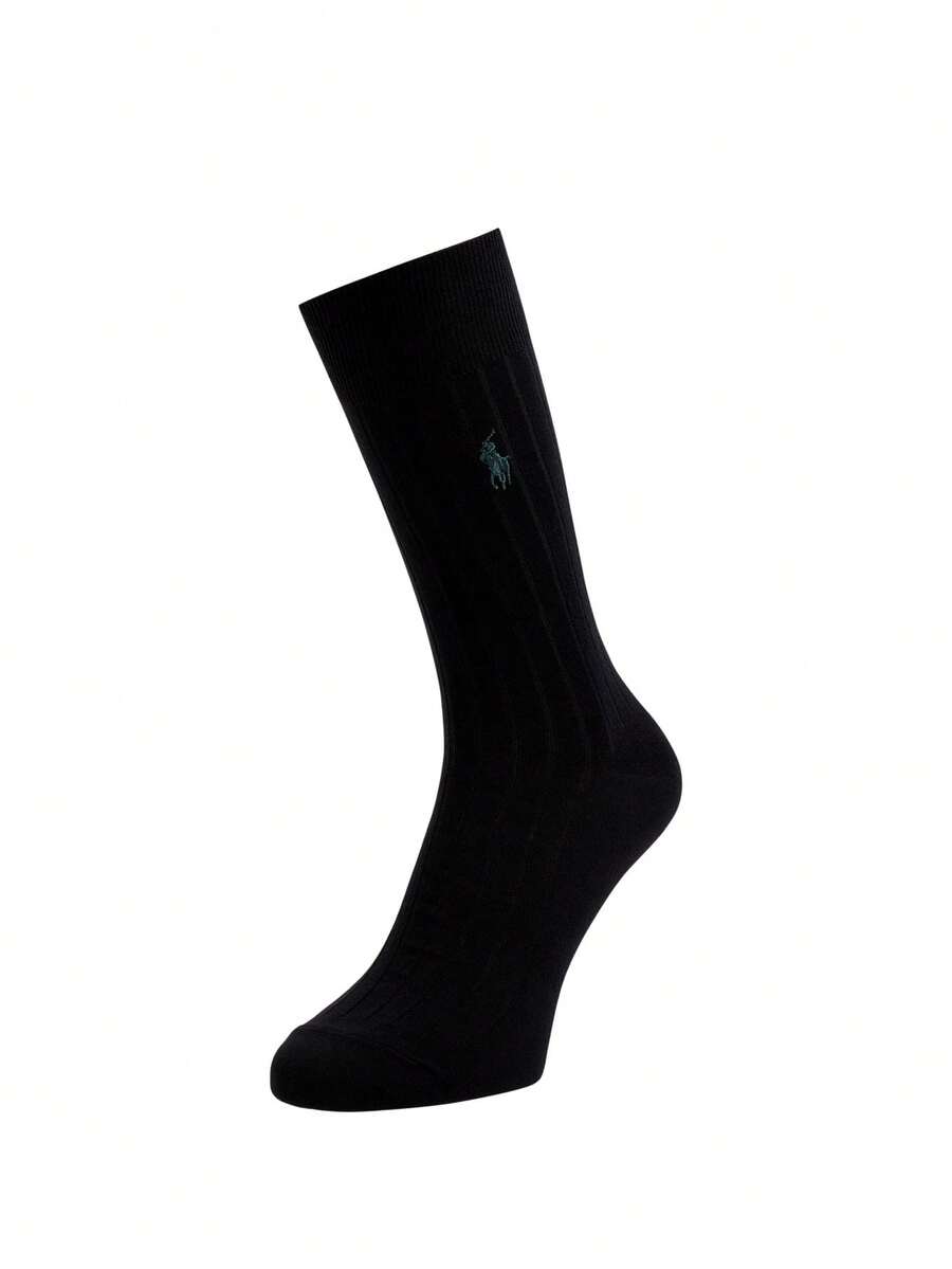 Ralph Lauren Men's Athletic Socks - Black - View 1