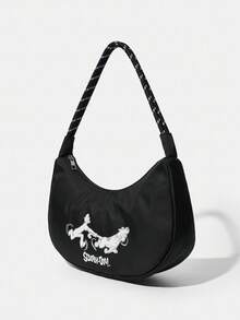 SCOOBY-DOO X SHEIN 女士单肩包 - 黑色 - 查看 8