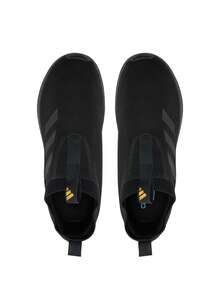 Adidas CLOUDFOAM 移动袜子 - 核心黑/核心黑/亮藍 - 查看 3