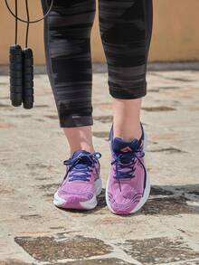 Tenis deportivos Andrea Sport para Mujer color Lila y Azul - Lila Púrpura - Ver 3