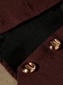 Aveloria Modichic Halter Neck Tie Bow Backless Design Loose Flowy Waist Elastic Waist Wide Leg Pants 2 Pieces Set - Chocolate Brown - View 7