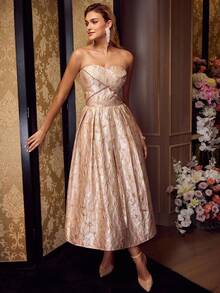 MOTF Soiréza FLORAL PRINT ZIPPER COCKTAIL DRESS - Multicolor - View 6