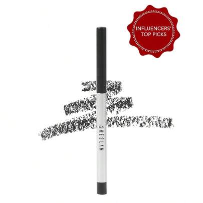 SHEGLAM On-Line Creamy Eyeliner-Black Waterproof Matte Gel Eyeliner Pencil Smudge-Proof Long Lasting Nourishing Eyeliner With Botanicals Sodium Hyaluronate Kohl Kajal Henna Brand Beauty Makeup Face Paint Cosmetic For Women Girls Perfect For Spring Summer Ideal For Y2K Fancy Fashion Suitable For Birthday Mother'S Day Gift Rave Party Ready Best Color