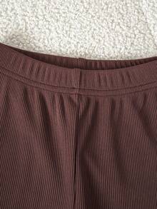 SHEIN Playful Pals 3pcs/Set Baby Girl Unisex Infant Toddler Autumn/Winter Corduroy Padded Vest + White Round Neck Printed Sweatshirt And Elastic Waist Pants, Suitable For School, Casual, Sports, Home, 6M-3T, Children Set, Infant Clothing, Baby Vest Fall Girls Clothes Brown Toddler Outfit Girl Girl Clothes Sets 6M-3T