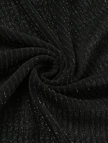 Elaquor Plus Size Women's Solid Color Mesh Pantyhose, Fashion Leggings New Year Party Black Leather Skirt See Through Skirt Black Skirts