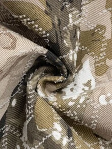 Manfinity Denimwave 男士街头嘻哈树枝图案做旧宽松直筒工装牛仔裤