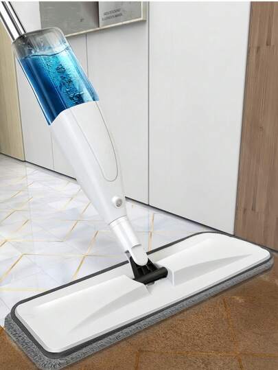 Super Value Cleaning Tool Set: 15.7" Spray Mop, PP Head, 47" Steel Handle & Board For Efficient Home Cleaning