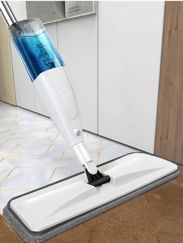 Super Value Cleaning Tool Set: 15.7" Spray Mop, PP Head, 47" Steel Handle & Board For Efficient Home Cleaning