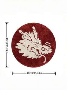 Joivida Chinese-Style Seat Cushions Featuring Dragon And Floral Patterns, Thickened Non-Slip Mats, Suitable For Sofas, Car Seats, And Oriental-Style Home And Car Decorations. - Multicolor - View 3