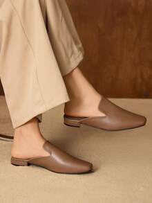 MOTF PREMIUM Pantofi sport casual vintage, confortabili, din piele texturată, culoare roșie, tip sabot, model Anchor, model casual