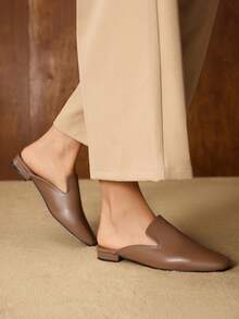 MOTF PREMIUM Pantofi sport casual vintage, confortabili, din piele texturată, culoare roșie, tip sabot, model Anchor, model casual