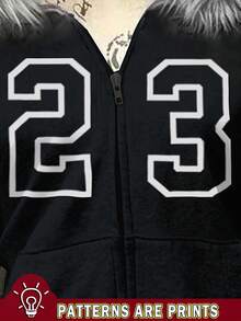 Glimmora 女式修身连帽仿皮草领运动衫夹克 - 彩色 - 查看 4