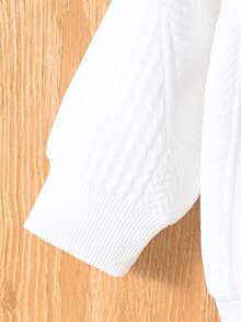 Baby Jungen lässiges, vielseitiges Set aus Buchstaben-Muster Sweatshirt und Jogginghose