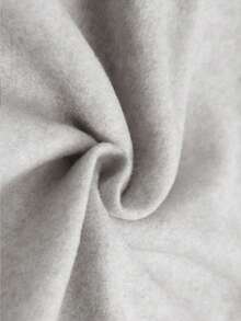 Resyla 女式休闲宽松向日葵印花圆领长袖运动衫，秋冬 - 淺灰色 - 查看 3