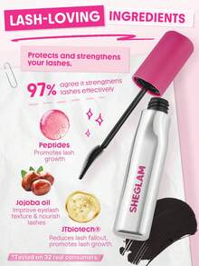 SHEGLAM Lashlighter Up & Out Máscara de pestañas Marca Belleza Maquillaje Cosmético para Mujeres Niñas Perfecto para Otoño Invierno Ideal para Y2K Elegante Moda Adecuado para Cumpleaños Navidad Presente Fiesta Listo Mejor Color