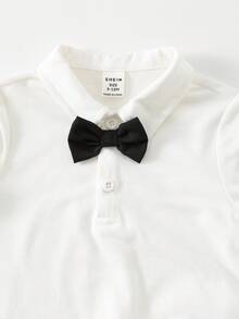 SHEIN 男宝宝绅士套装三件套，包含背心、衬衫和休闲裤。适合生日派对、锐舞派对、晚宴、演出、婚礼、迎婴派对、洗礼、周岁生日庆祝、婚礼宾客等场合。 - 彩色 - 查看 6