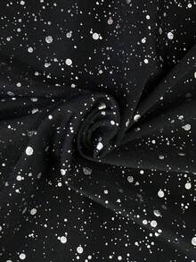 Balvessa Novo vestido longo feminino sexy de malha metálica, gola alta, manga comprida, cintura franzida, design vazado, bainha com fenda, versátil para festas e uso diário, primavera/outono