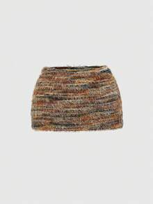 ROMWE Y2K sexy rückenfreies aufgeblähtes strukturiertes Vintage Damen 2 Stücke Set, Herbst/Winter - Verschiedenfarbig - Übersicht 5