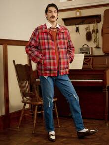 RivetRise Men's Versatile Washed Blue Ripped Skinny Jeans - Blue - View 2