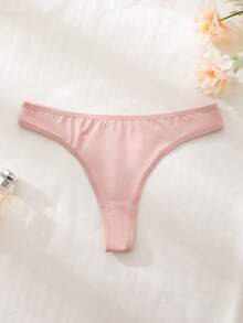 7件套无缝低腰舒适百搭丁字裤 - 彩色 - 查看 7