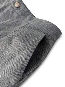 GlowEve CURVE 大码优雅西装套装，包括西装外套和裤子 - 灰色 - 查看 4