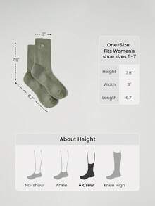 GLOWMODE 3 双袜子柔软透气网眼带刺绣标志运动日常休闲 - 綠色 - 查看 5