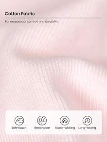 GLOWMODE 3 Pairs Invisible No-Show Socks Walk A Mile Soft Grip Daily Studio Workout Gym - Blush Crush - View 3