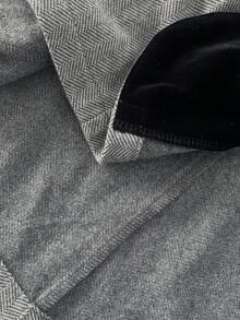 GlowEve CURVE 大码优雅西装套装，包括西装外套和裤子 - 灰色 - 查看 8