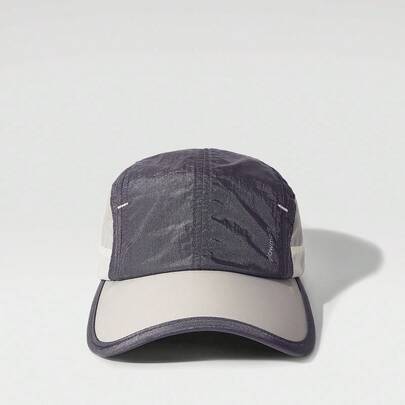 GLOWMODE Gorra activa de malla transpirable de 4 paneles con logotipo reflectante de colores, que absorbe la humedad y se seca rápido, para gimnasio, entrenamiento, senderismo, correr y actividades al aire libre