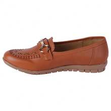 Fratello Shoe Store Fratello zapatos confort color café para mujer 5320, ideales para uso diario, perfectos para combinar con atuendos de oficina, reuniones o salidas casuales con un toque sofisticado, zapatos café mujer, zapatos casuales elegantes, zapatos cómodos, calzado femenino oficina, zapatos clásicos modernos - Café integral - Ver 4