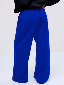 Weite Hose mit Tascheneinsatz, lässig für Frühlingsurlaubsreisen am Flughafen