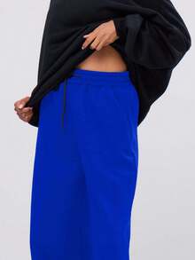 Weite Hose mit Tascheneinsatz, lässig für Frühlingsurlaubsreisen am Flughafen