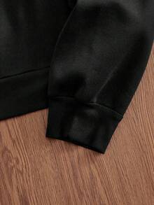 SWAVVY Men's Casual Hooded Long Sleeve Sweatshirt And Pants Clothes Set, For Fall Winter