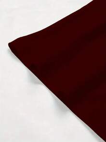 Conjunto set paquete 2 piezas dama mujer playera camiseta blusa gráfica manga corta cuello redondo shorts leggings biker cortos básico casual estampado mariposas volando colores contraste - Burdeos - Ver 5