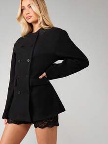 MISSGUIDED Women Blazers - Black - View 1