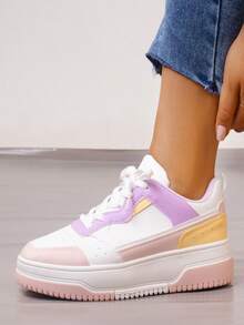 Women Casual Shoes - Purple - View 3