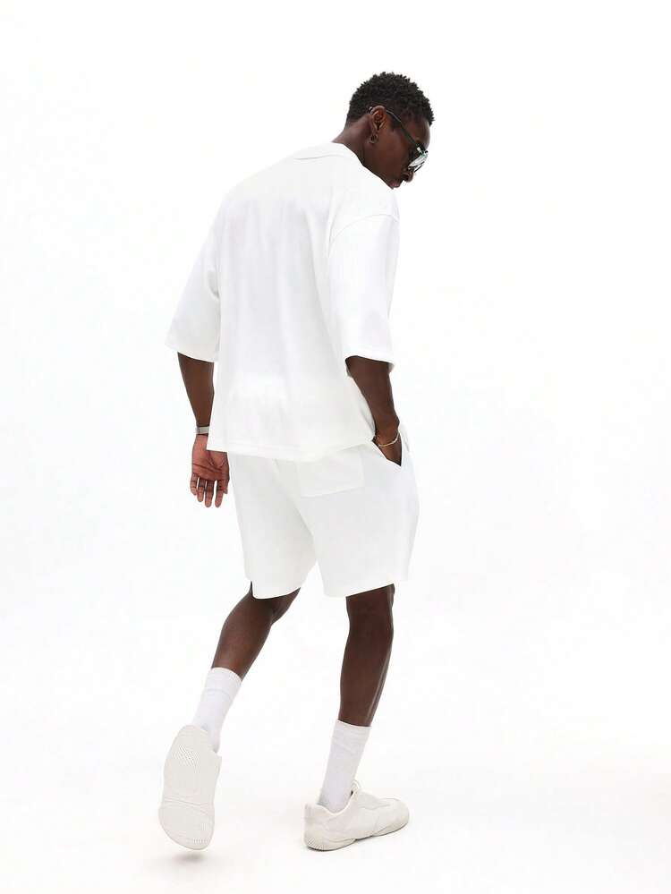 Button Up Shirt With Matching Shorts