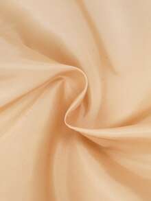 SHEIN Tween 女童时尚厚连帽束腰棉服外套，适合秋冬季日常休闲穿着 - 杏色 - 查看 8